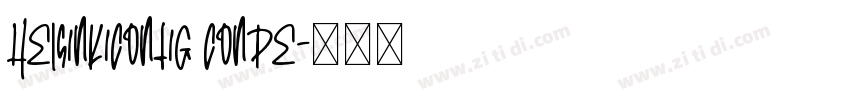 HelsinkiConfig Conde字体转换